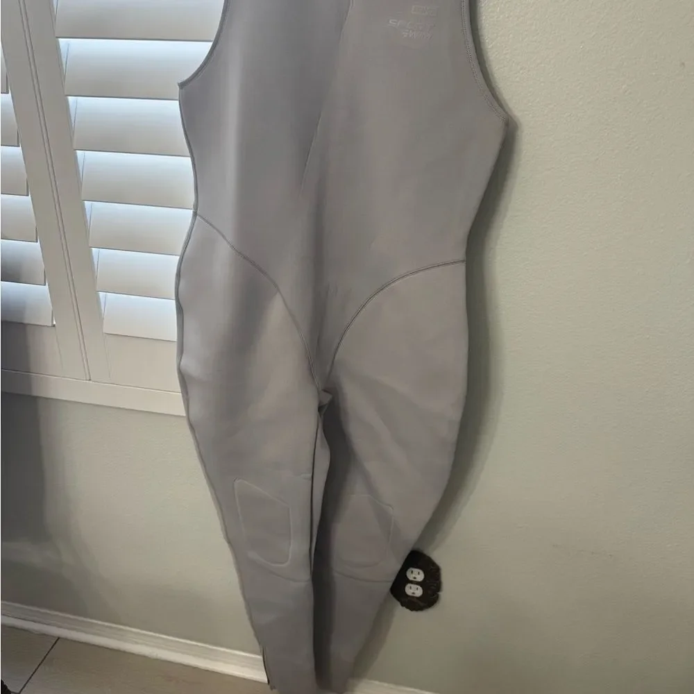 Brand new skims SKIMS Light Gray Sleeveless whole body swim suit 2XL